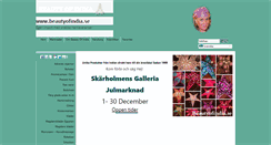 Desktop Screenshot of beautyofindia.se