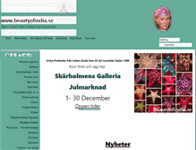 Tablet Screenshot of beautyofindia.se